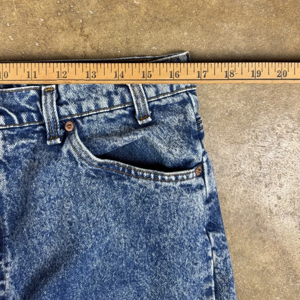 Vtg Levi's 505 80s Men's‎ Acid Wash Jeans USA Made Altered W33 L24